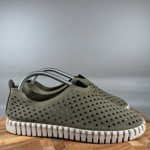 Ilse Jacobsen Hornbak Size 42 12‎ Tulip Shoes Slip on Green Comfort